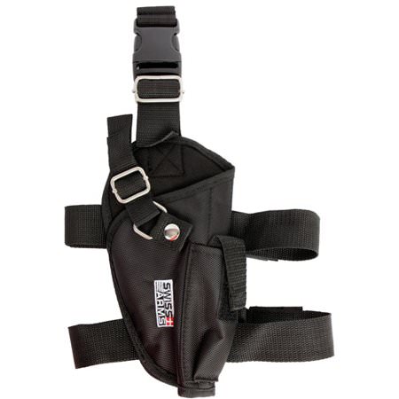 Swiss Arms Tactical Universal Cordura Leg Holster - Tophatter's Army Products & Self Defense Collectible Weapons - Tophatter Daily Deals